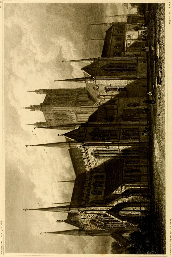 An illustration from Cathedral antiquities, 1814, leaf 489