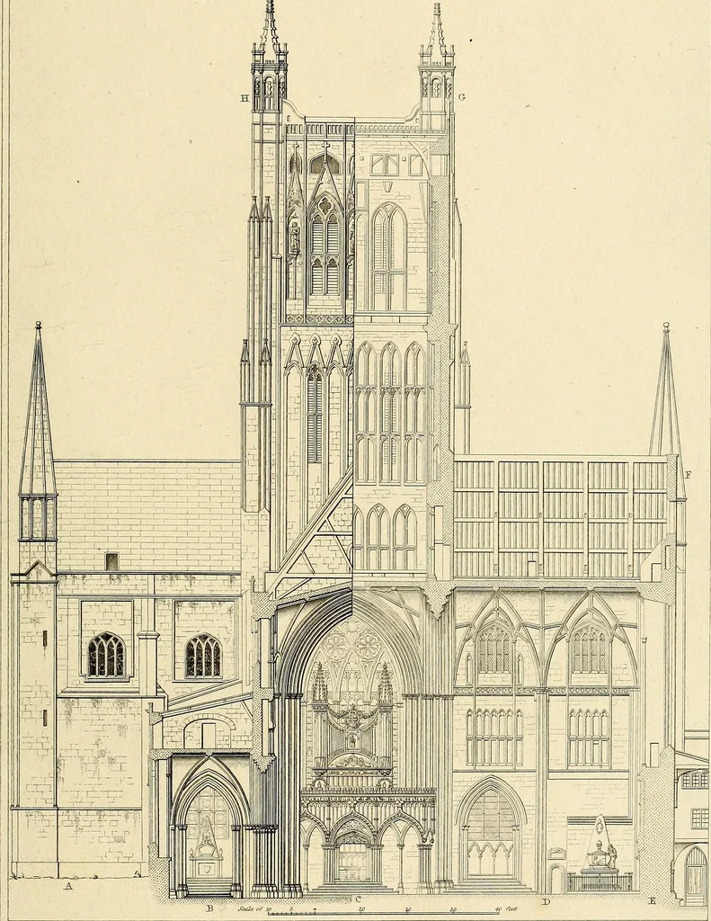 An illustration from Cathedral antiquities, 1814, leaf 502