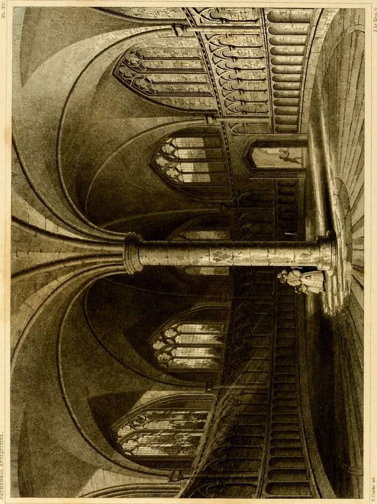 An illustration from Cathedral antiquities, 1814, leaf 507