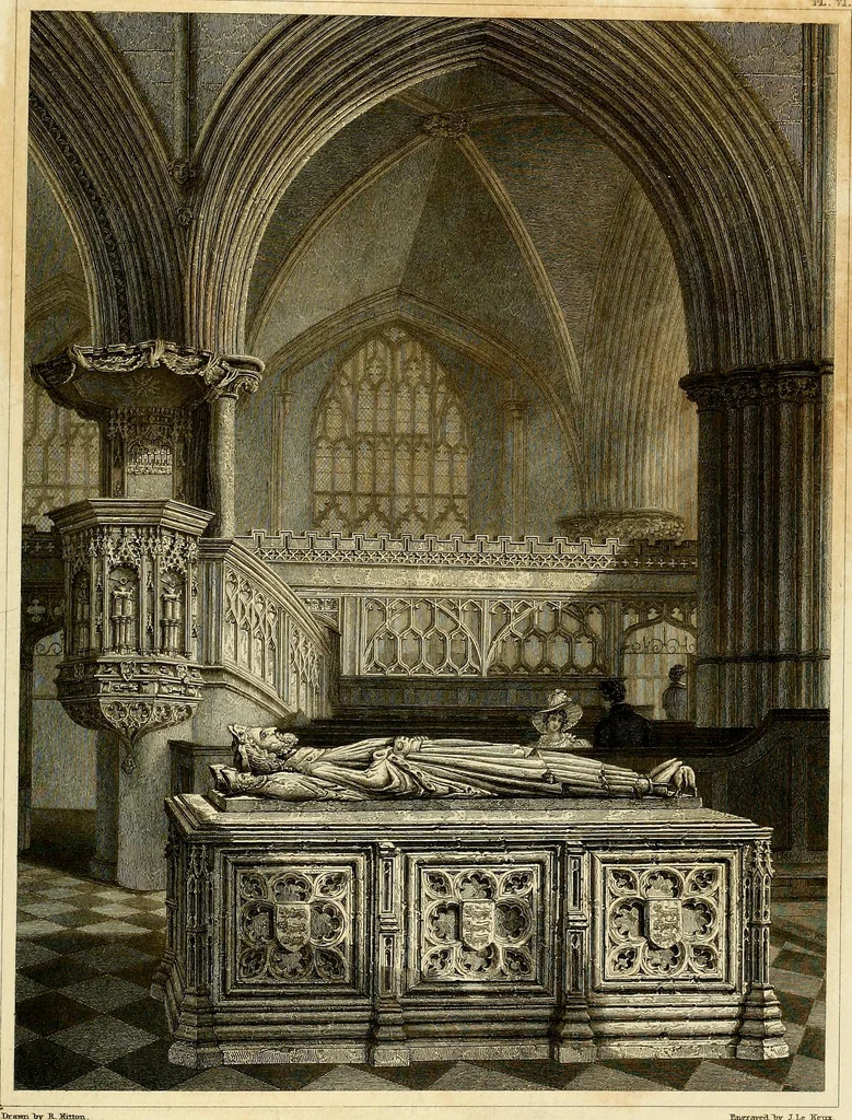 An illustration from Cathedral antiquities, 1814, leaf 520