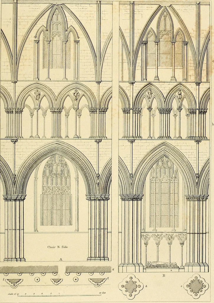 An illustration from Cathedral antiquities, 1814, leaf 522