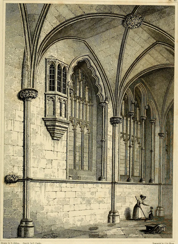An illustration from Cathedral antiquities, 1814, leaf 530