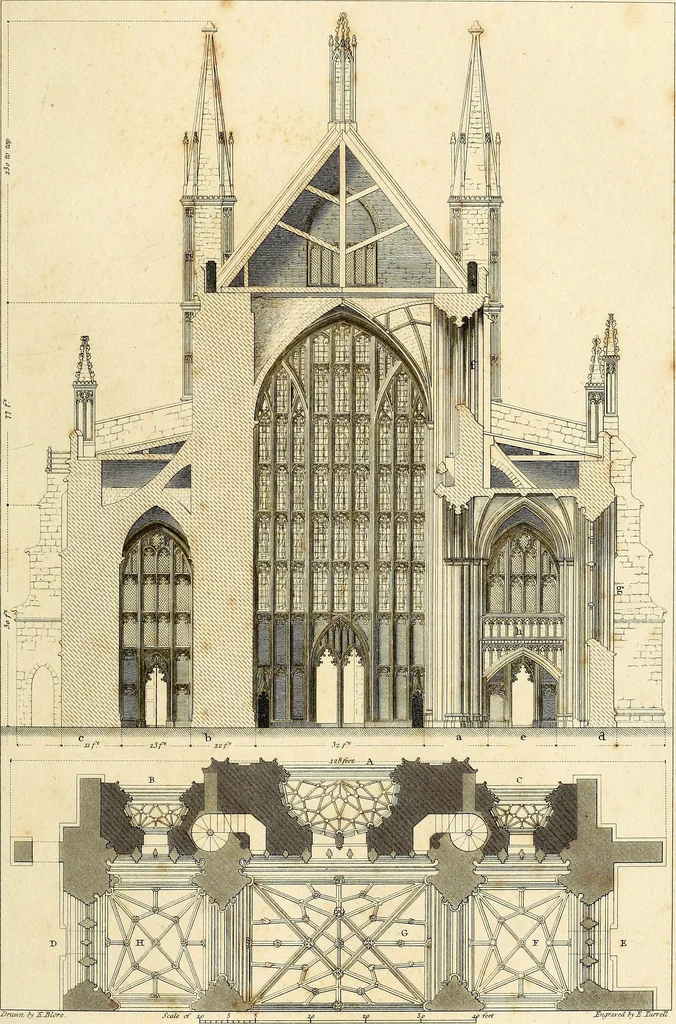 An illustration from Cathedral antiquities, 1814, leaf 110