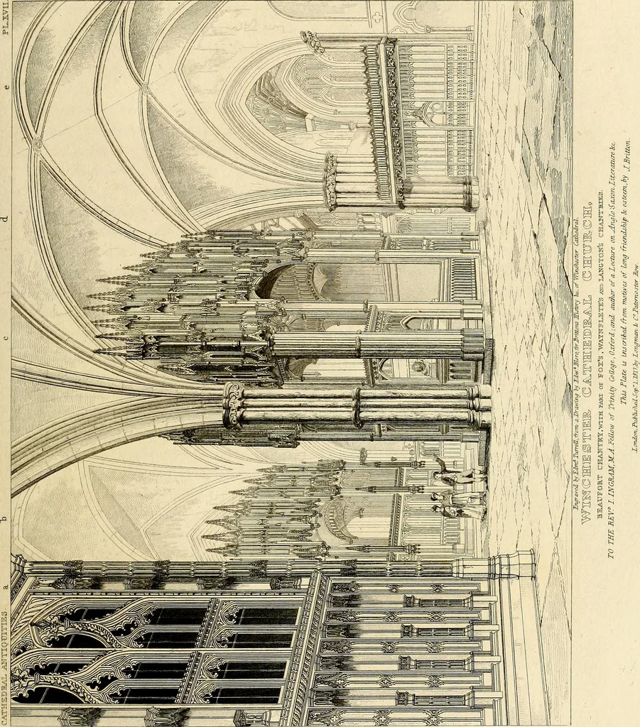 An illustration from Cathedral antiquities, 1814, leaf 144