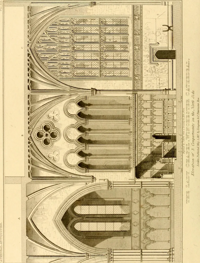 An illustration from Cathedral antiquities, 1814, leaf 153