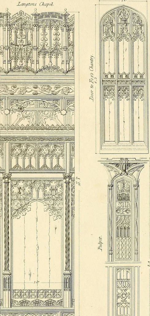 An illustration from Cathedral antiquities, 1814, leaf 160