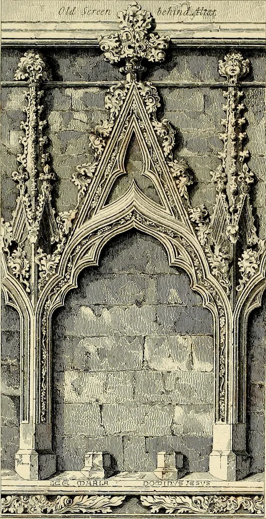 An illustration from Cathedral antiquities, 1814, leaf 162