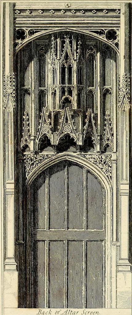 An illustration from Cathedral antiquities, 1814, leaf 162