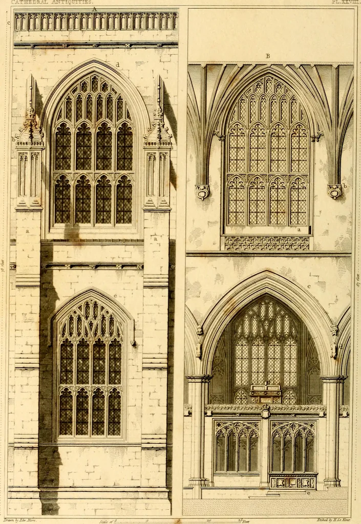 An illustration from Cathedral antiquities, 1814, leaf 181