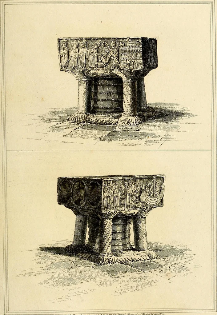An illustration from Cathedral antiquities, 1814, leaf 190