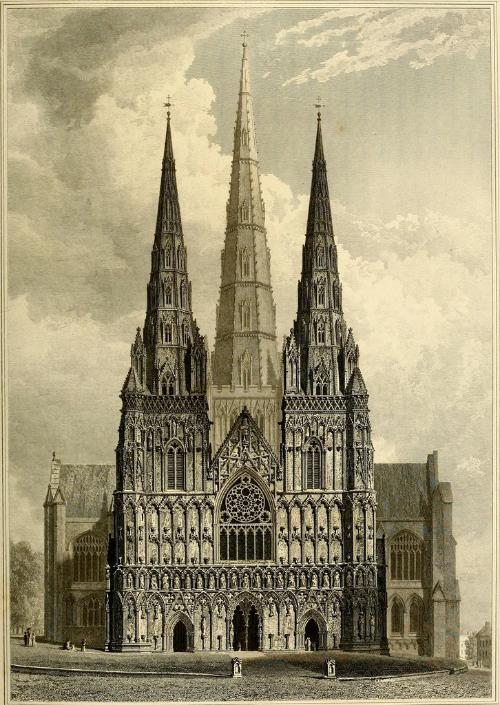 An illustration from Cathedral antiquities, 1814, leaf 272