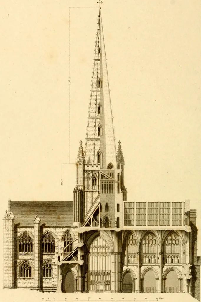 An illustration from Cathedral antiquities, 1814, leaf 291