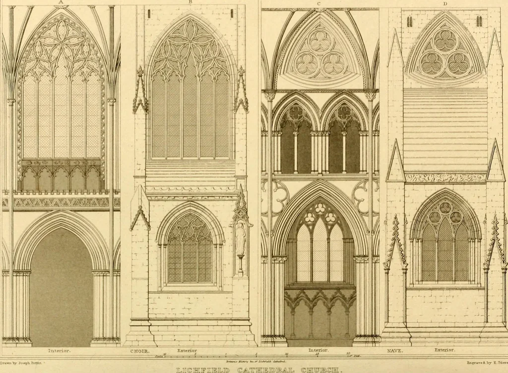 An illustration from Cathedral antiquities, 1814, leaf 293