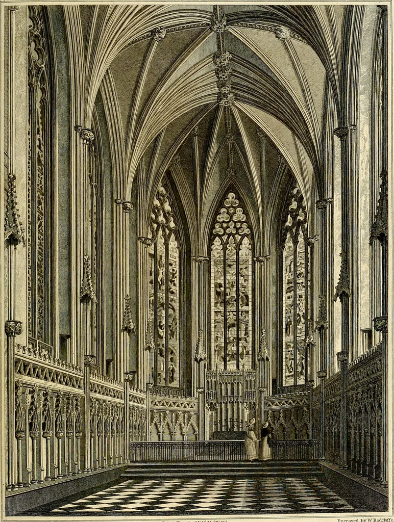 An illustration from Cathedral antiquities, 1814, leaf 302