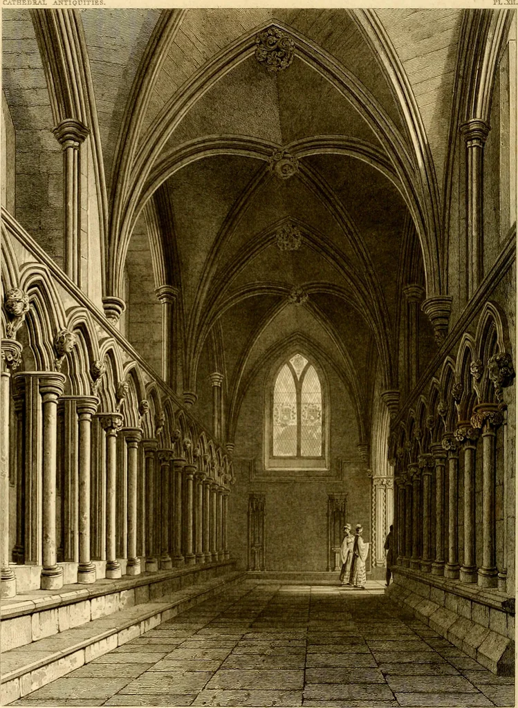 An illustration from Cathedral antiquities, 1814, leaf 303