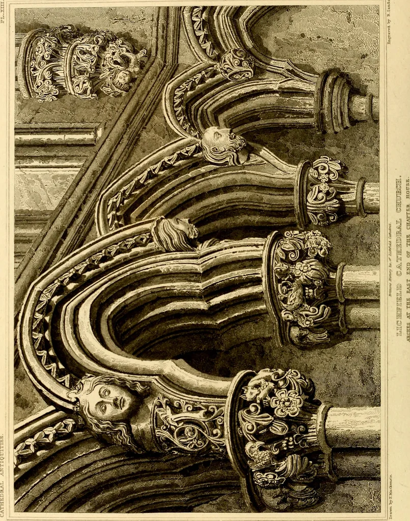 An illustration from Cathedral antiquities, 1814, leaf 305