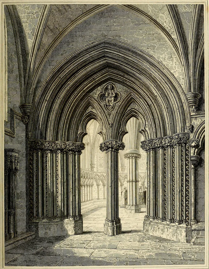 An illustration from Cathedral antiquities, 1814, leaf 314