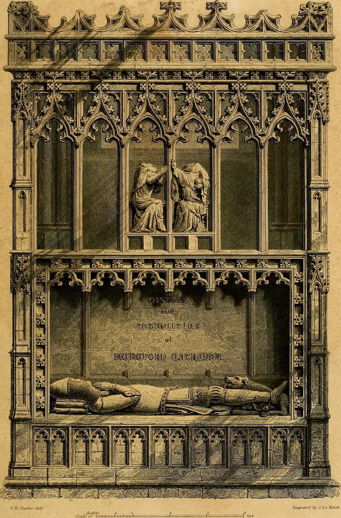 An illustration from Cathedral antiquities, 1814, leaf 350