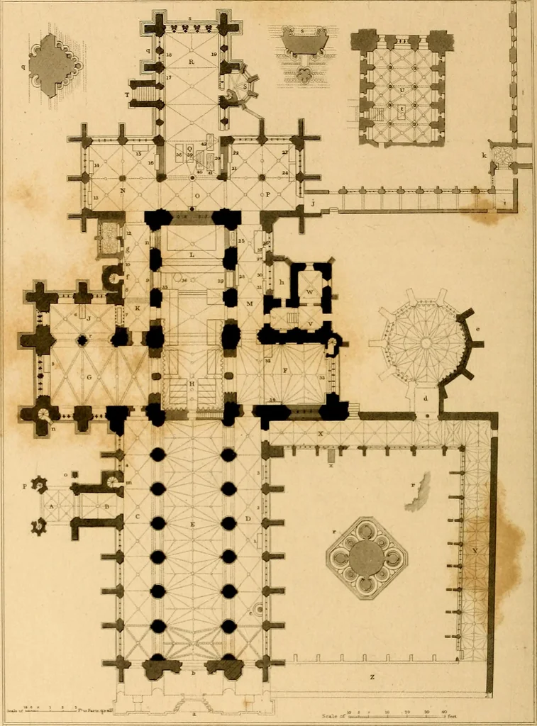 An illustration from Cathedral antiquities, 1814, leaf 397