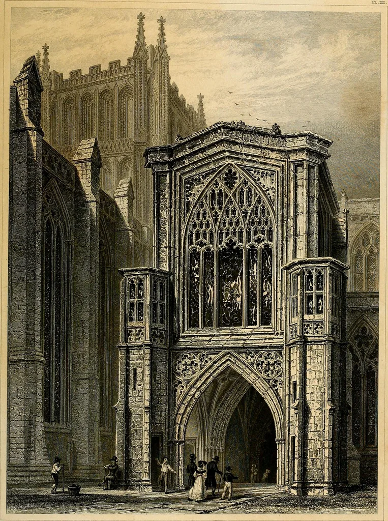An illustration from Cathedral antiquities, 1814, leaf 410