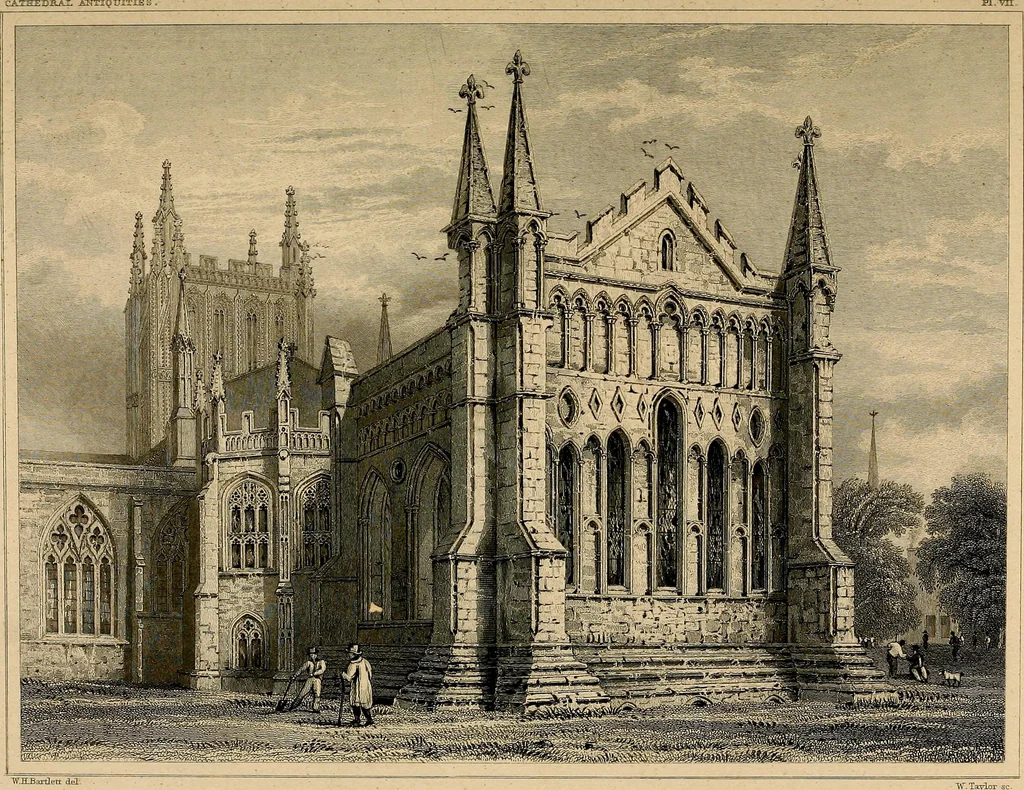 An illustration from Cathedral antiquities, 1814, leaf 426