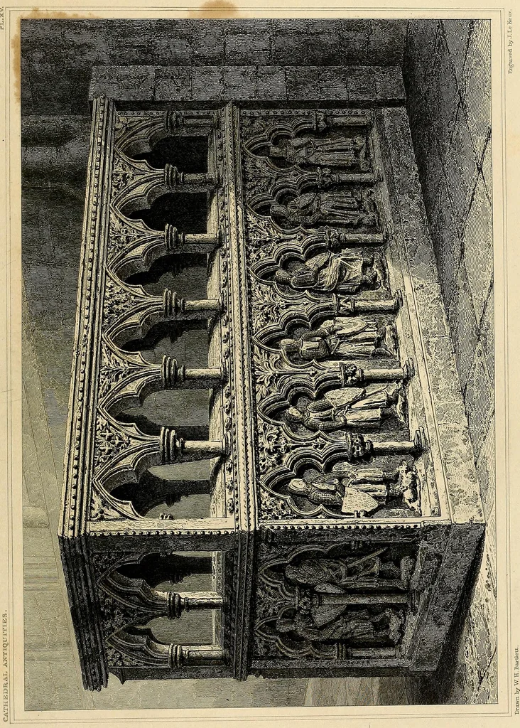 An illustration from Cathedral antiquities, 1814, leaf 458