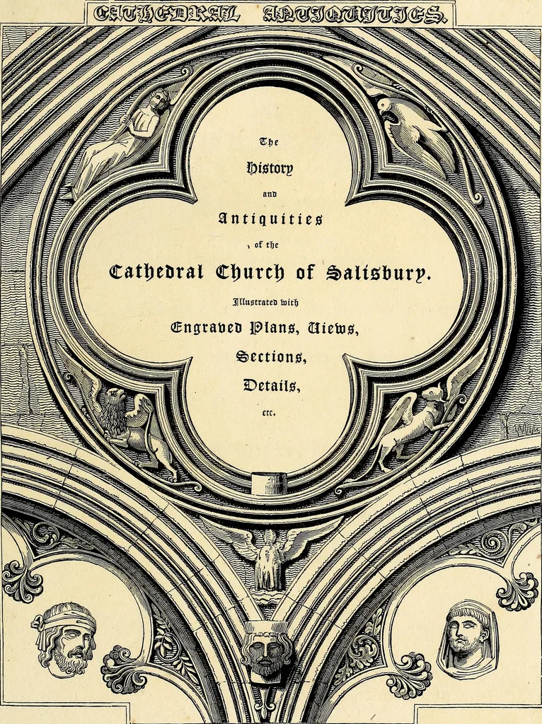 An illustration from Cathedral antiquities, 1814, leaf 10