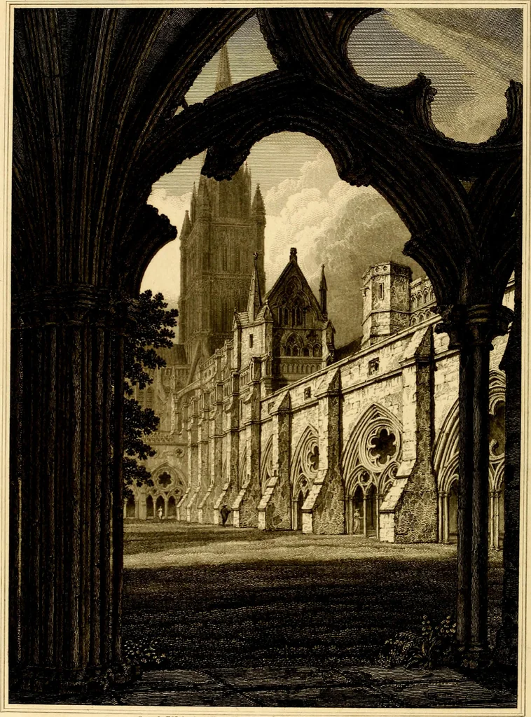 An illustration from Cathedral antiquities, 1814, leaf 101