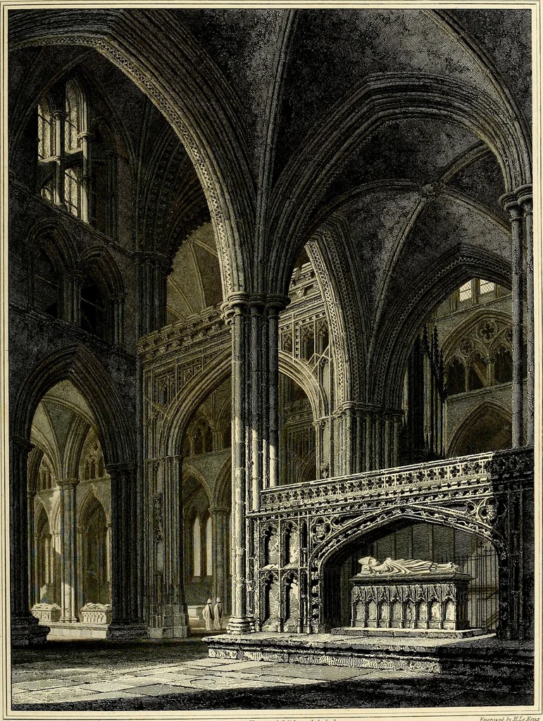 An illustration from Cathedral antiquities, 1814, leaf 150