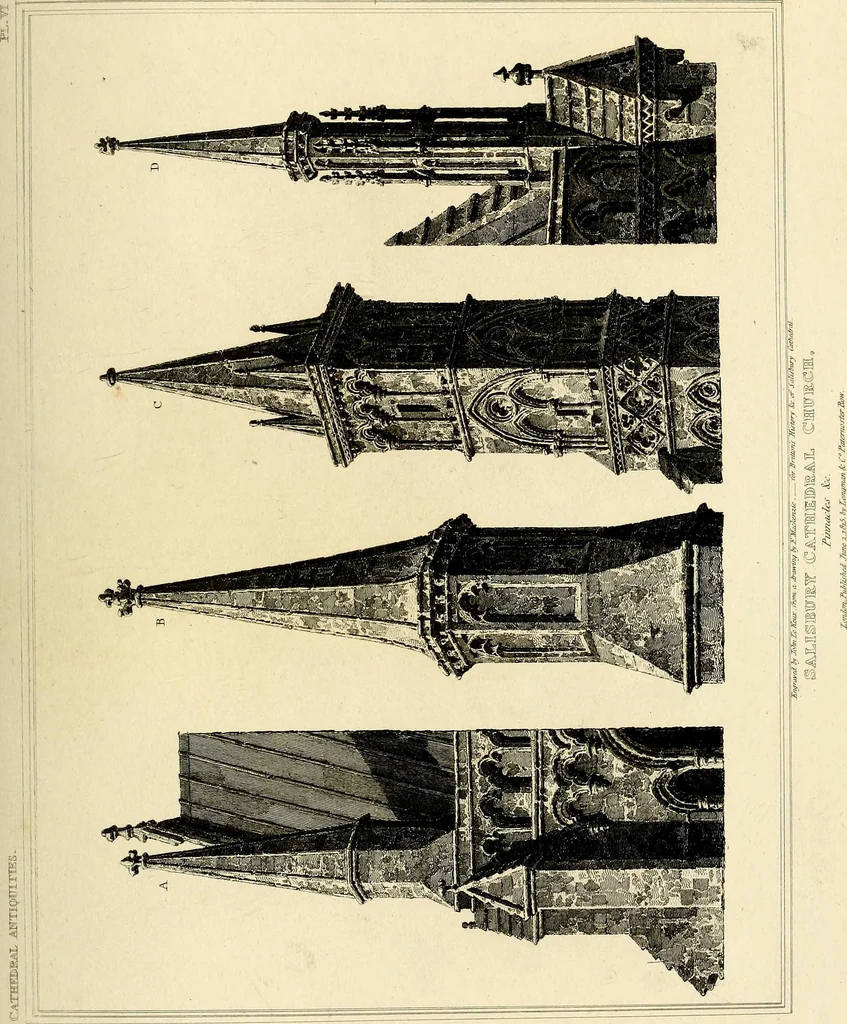 An illustration from Cathedral antiquities, 1814, leaf 166