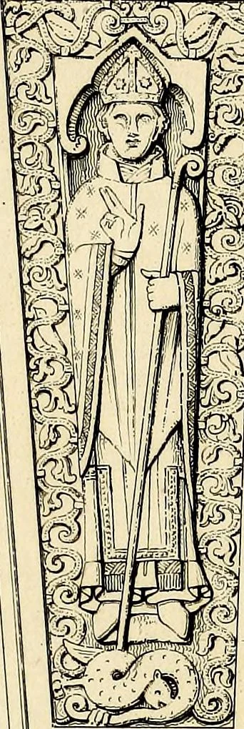 An illustration from Cathedral antiquities, 1814, leaf 190