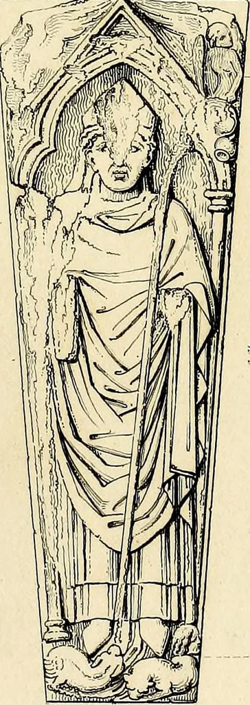 An illustration from Cathedral antiquities, 1814, leaf 190