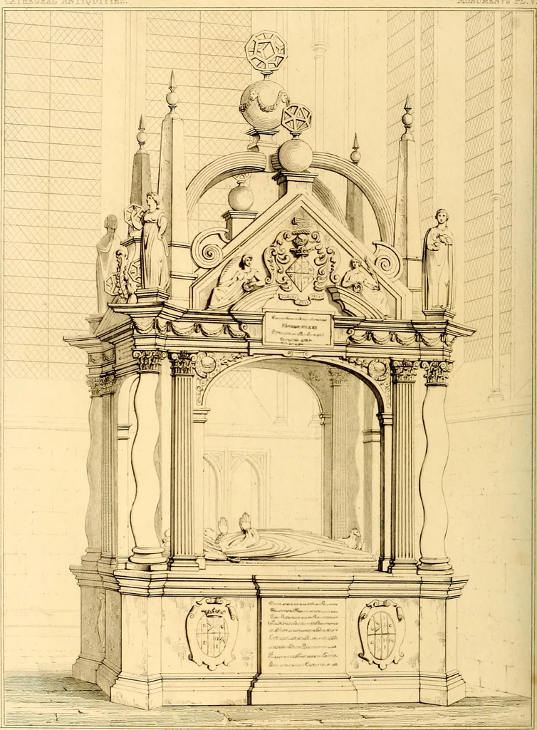 An illustration from Cathedral antiquities, 1814, leaf 199