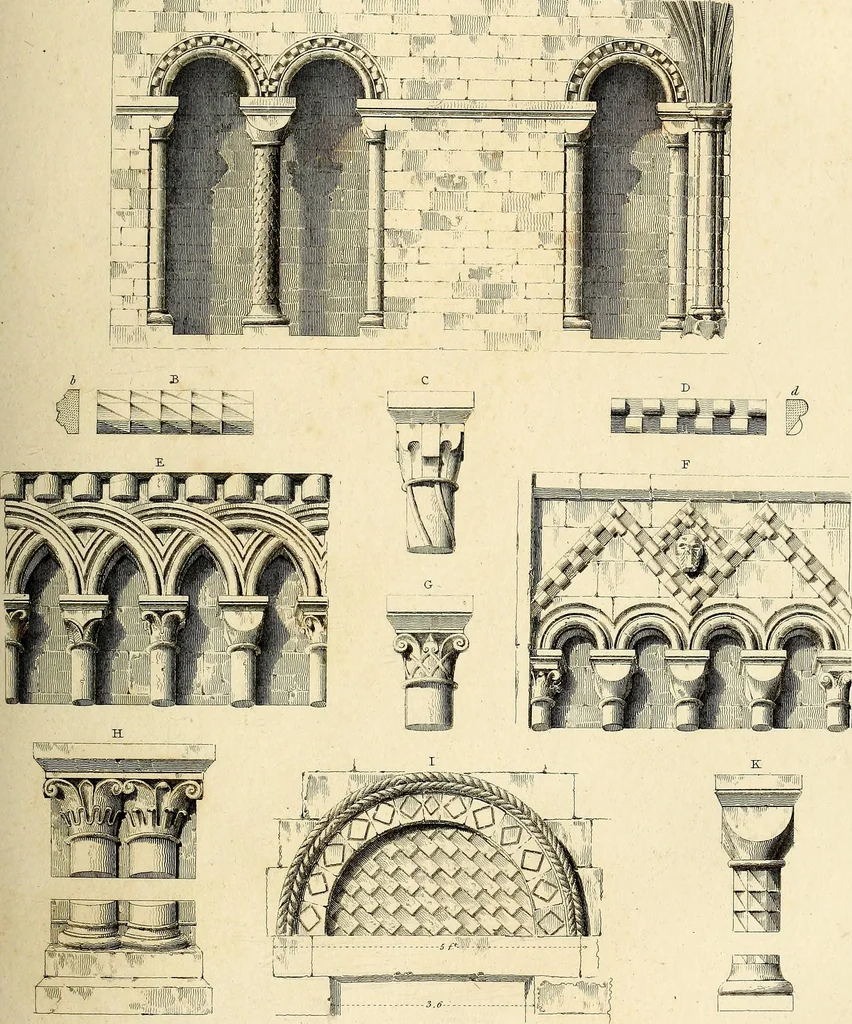 An illustration from Cathedral antiquities, 1814, leaf 272