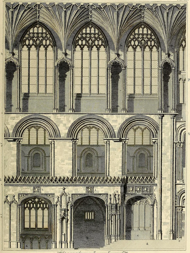 An illustration from Cathedral antiquities, 1814, leaf 284