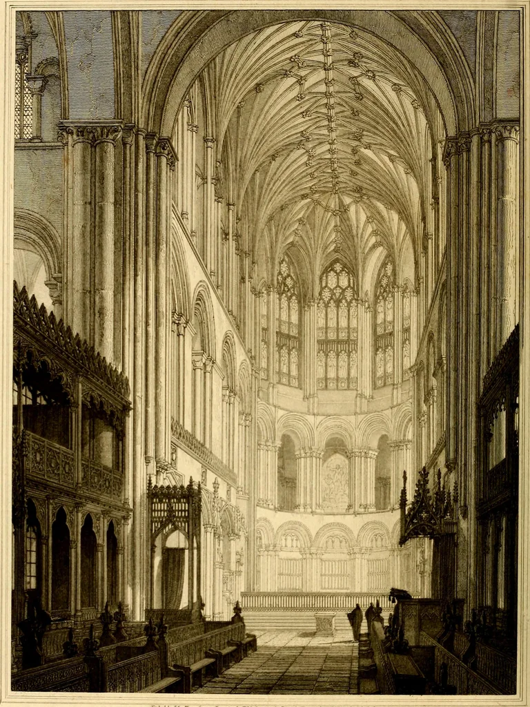 An illustration from Cathedral antiquities, 1814, leaf 293