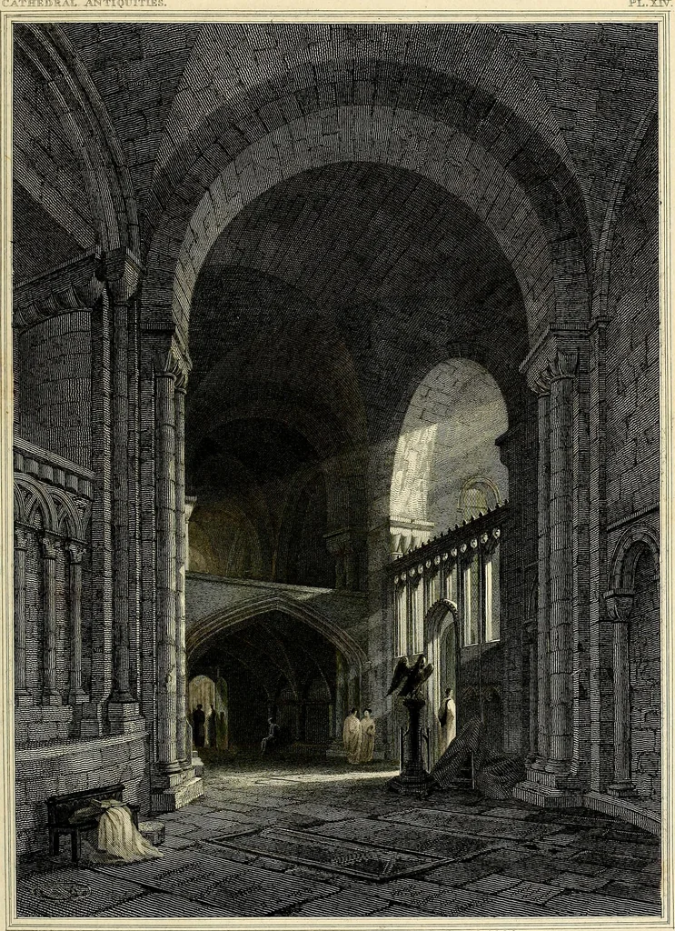 An illustration from Cathedral antiquities, 1814, leaf 300