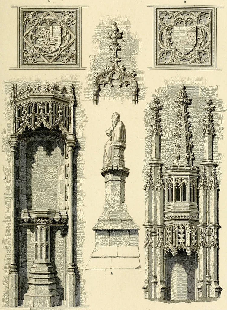 An illustration from Cathedral antiquities, 1814, leaf 302
