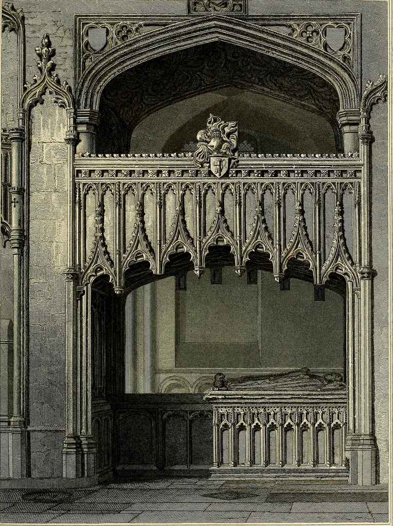 An illustration from Cathedral antiquities, 1814, leaf 304