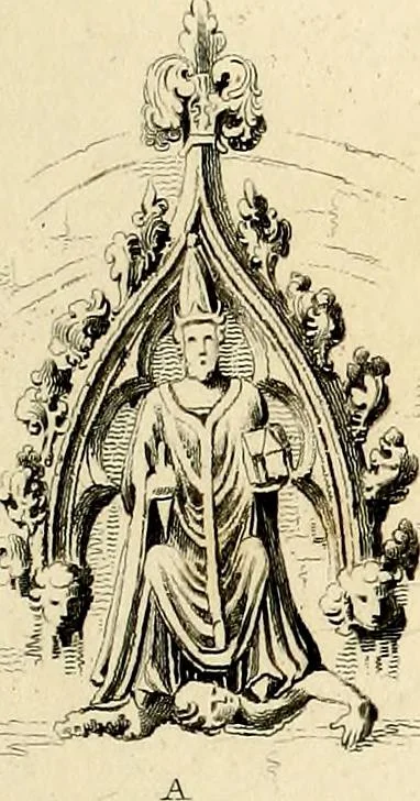 An illustration from Cathedral antiquities, 1814, leaf 306