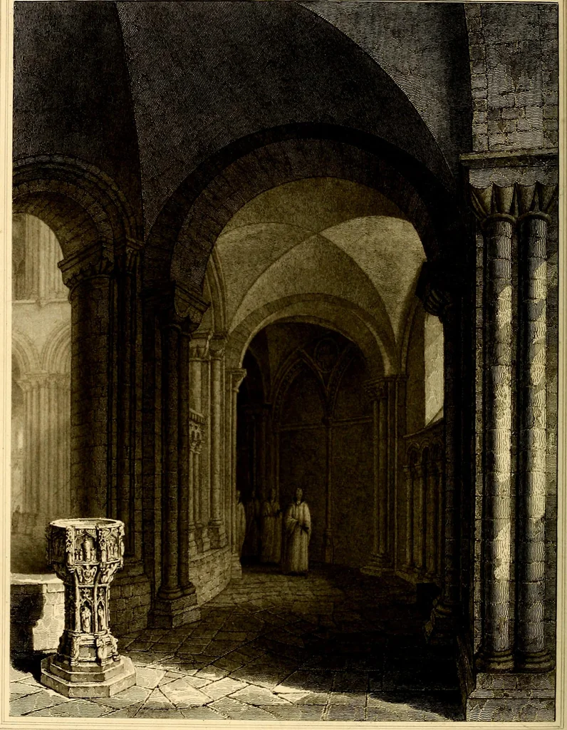 An illustration from Cathedral antiquities, 1814, leaf 309