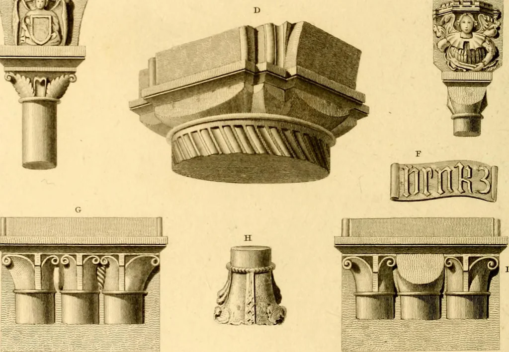 An illustration from Cathedral antiquities, 1814, leaf 317