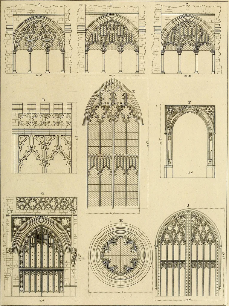 An illustration from Cathedral antiquities, 1814, leaf 324