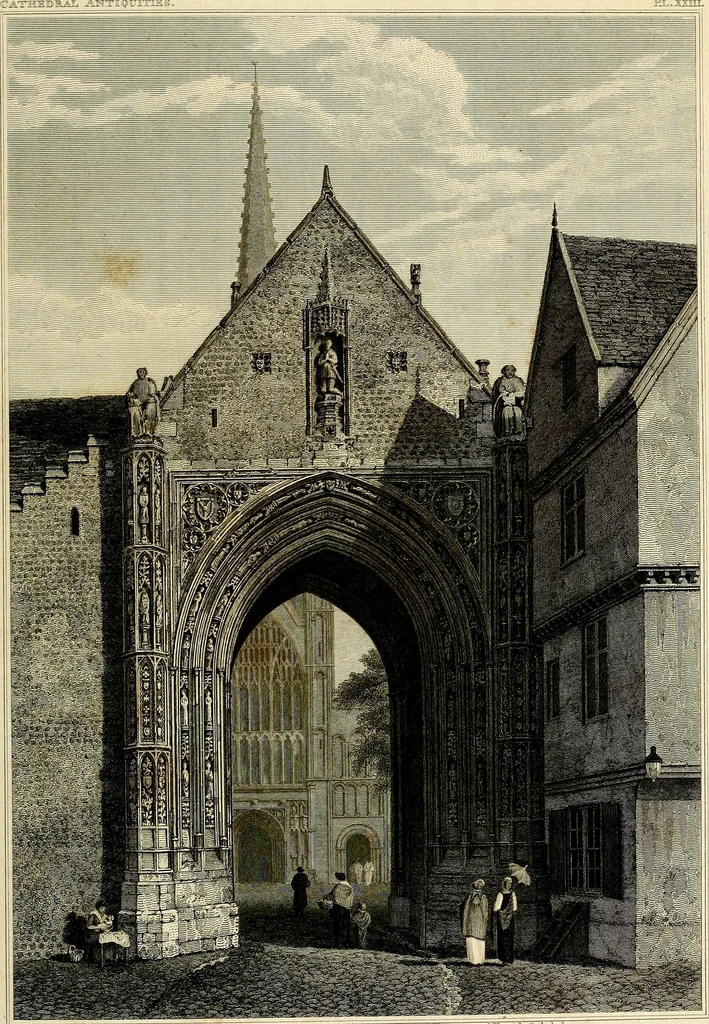An illustration from Cathedral antiquities, 1814, leaf 326