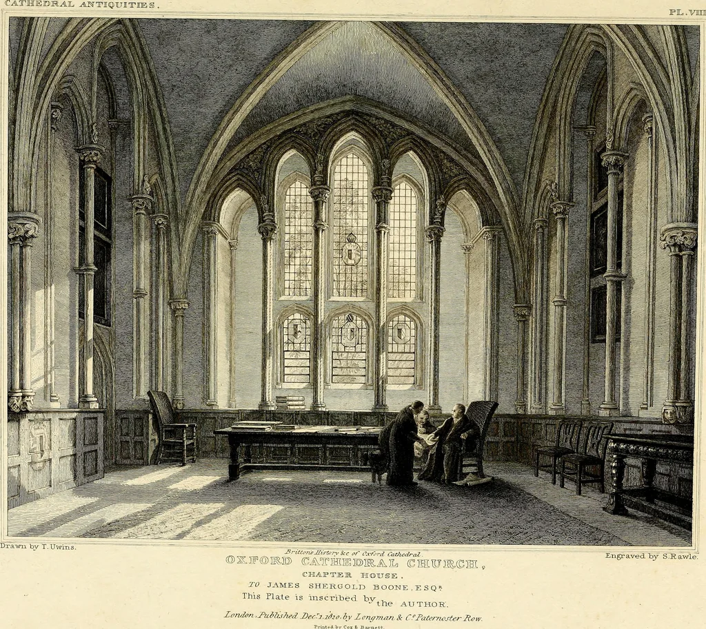 An illustration from Cathedral antiquities, 1814, leaf 424
