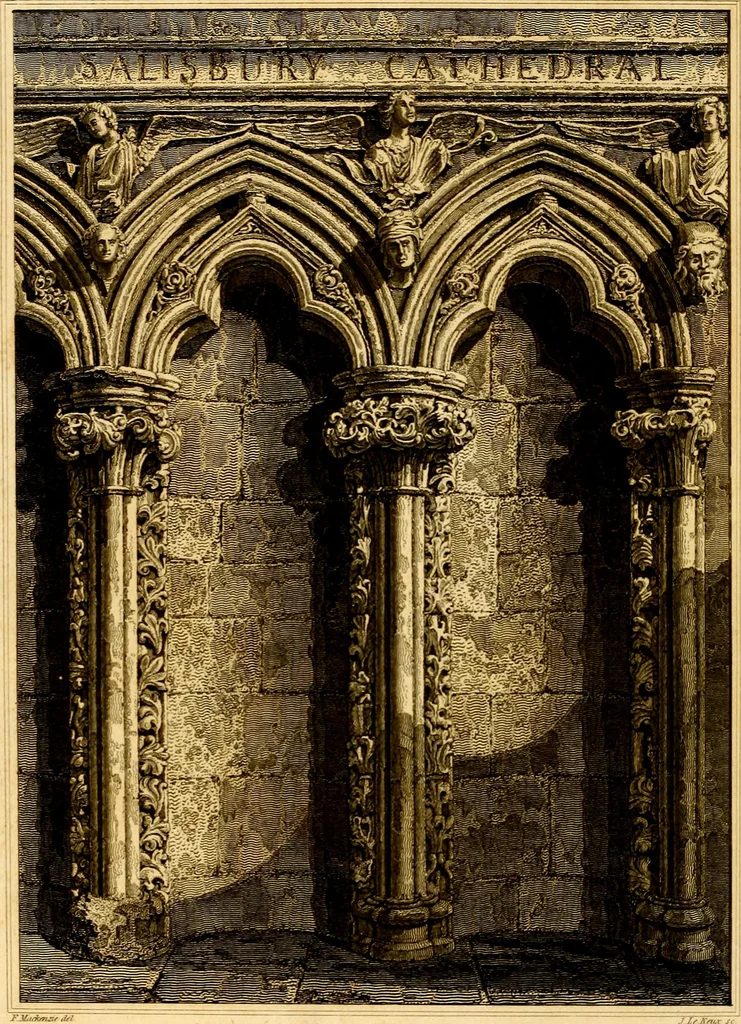 An illustration from Cathedral antiquities, 1814, leaf 7