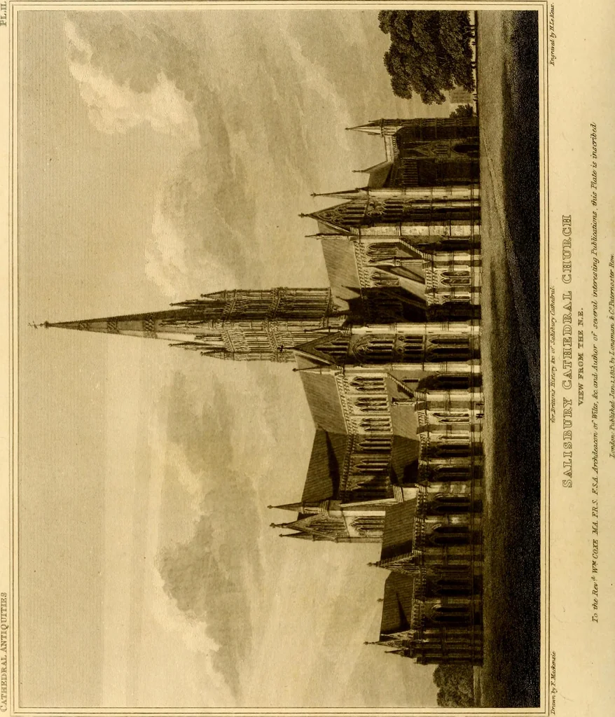 An illustration from Cathedral antiquities, 1814, leaf 91