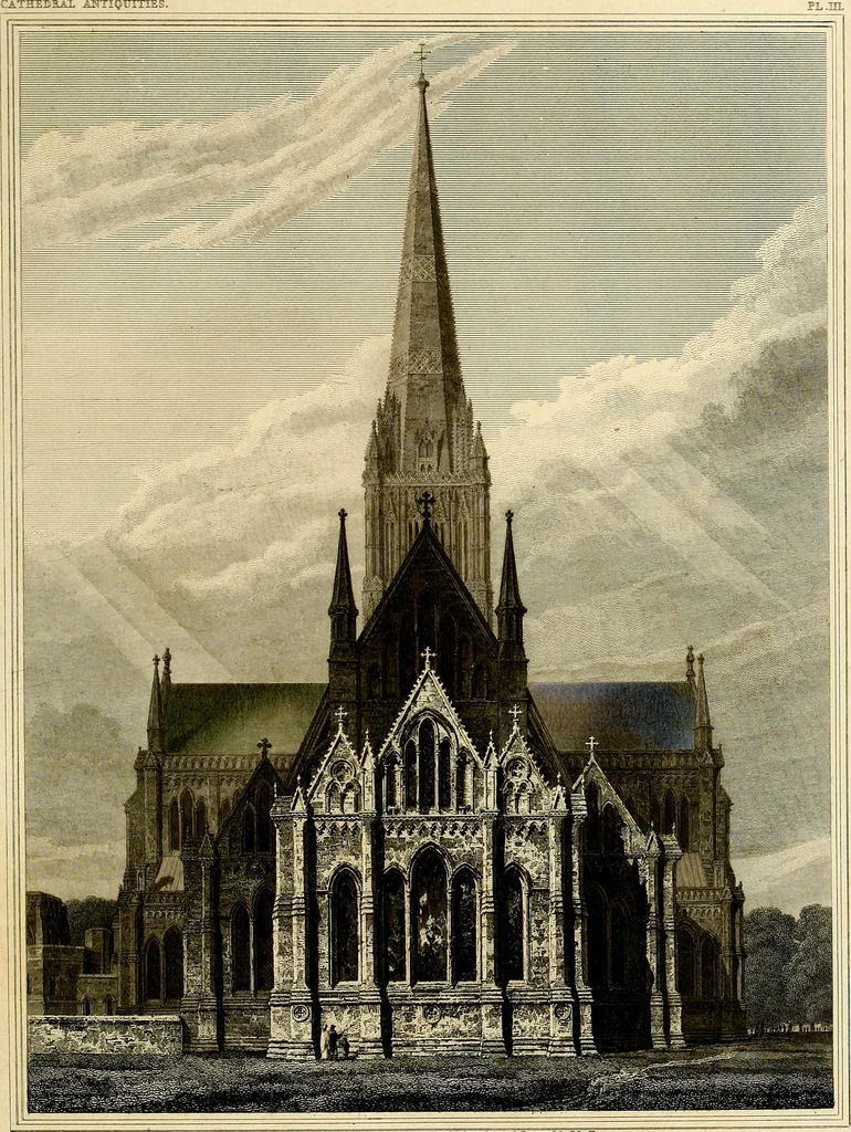 An illustration from Cathedral antiquities, 1814, leaf 98