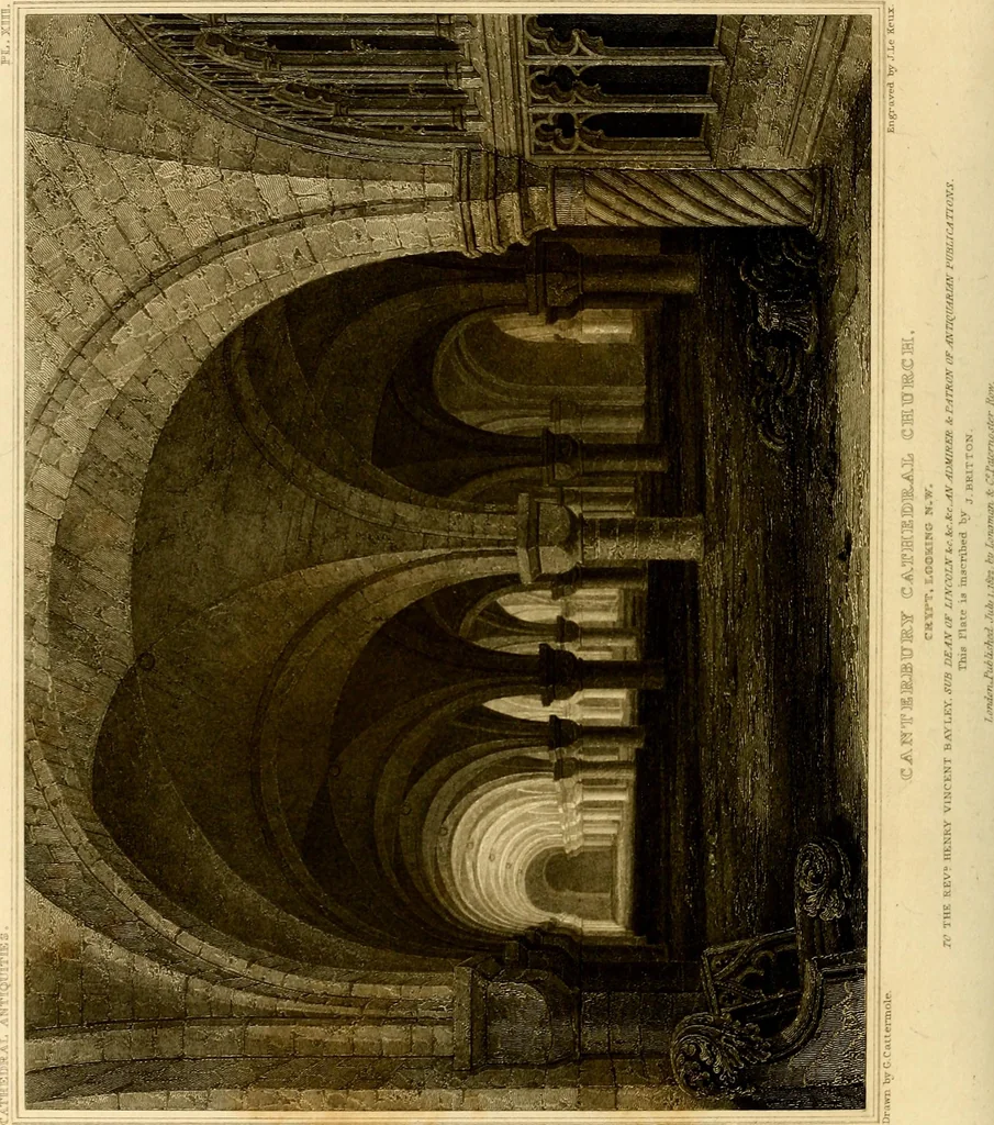 An illustration from Cathedral antiquities, 1814, leaf 121