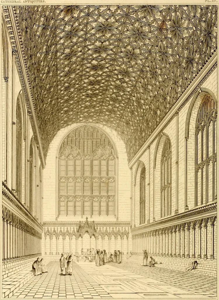 An illustration from Cathedral antiquities, 1814, leaf 123